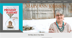 Desktop Screenshot of maryannjohnsoncoach.com